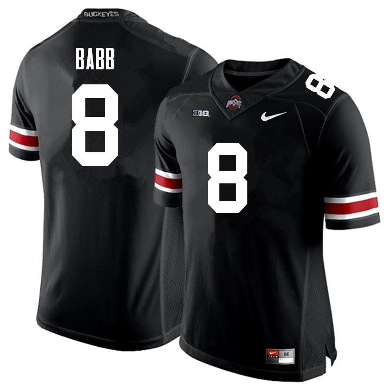 Ohio State Buckeyes #8 Kamryn Babb College Football Jerseys Sale-Black